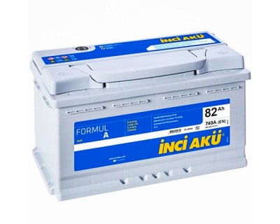 Inci Aku Formul A 6 CT-82Ah-740Aen (0) R+ (h-175) - фото 1